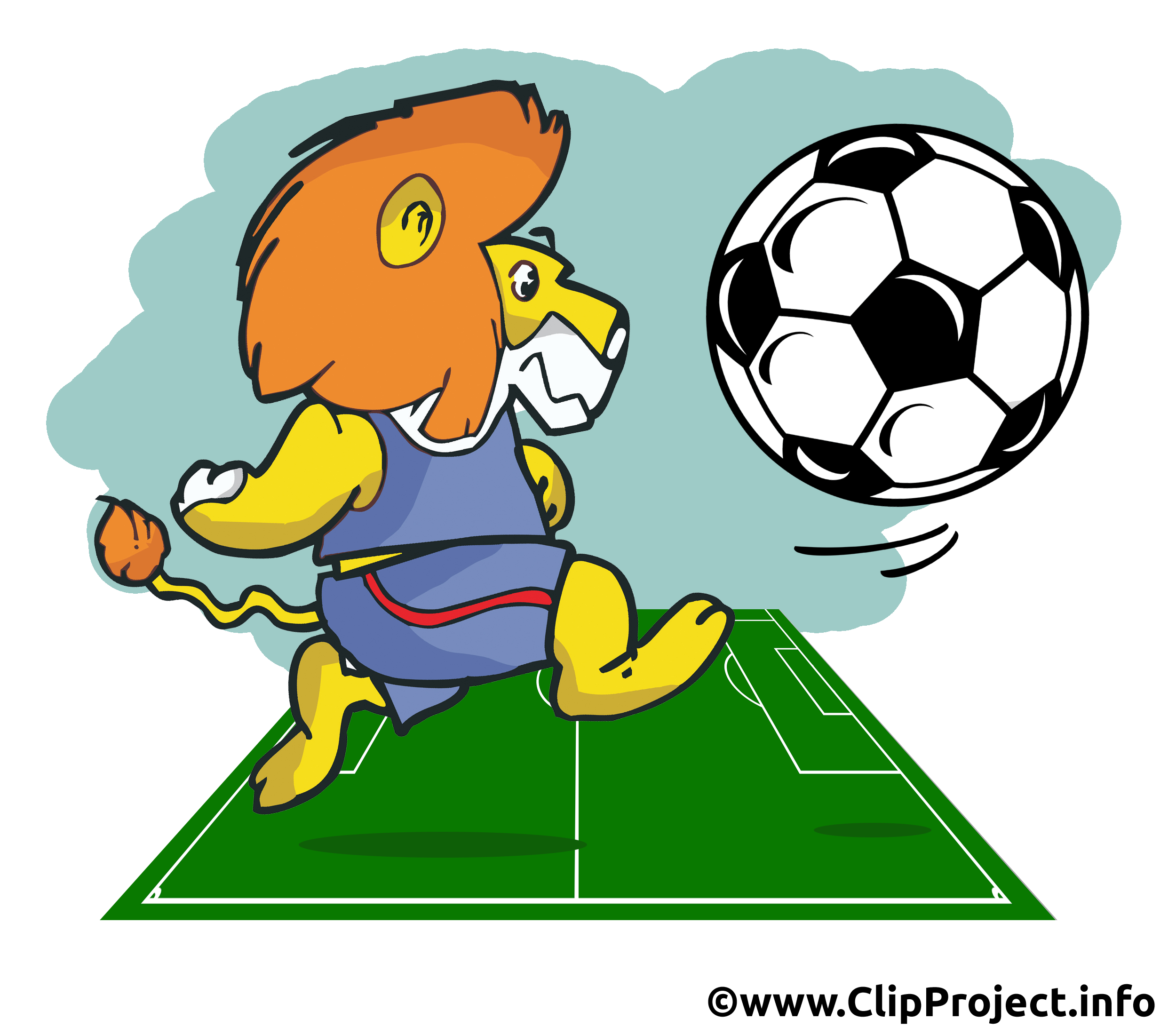 Lion images - Football clip art gratuit