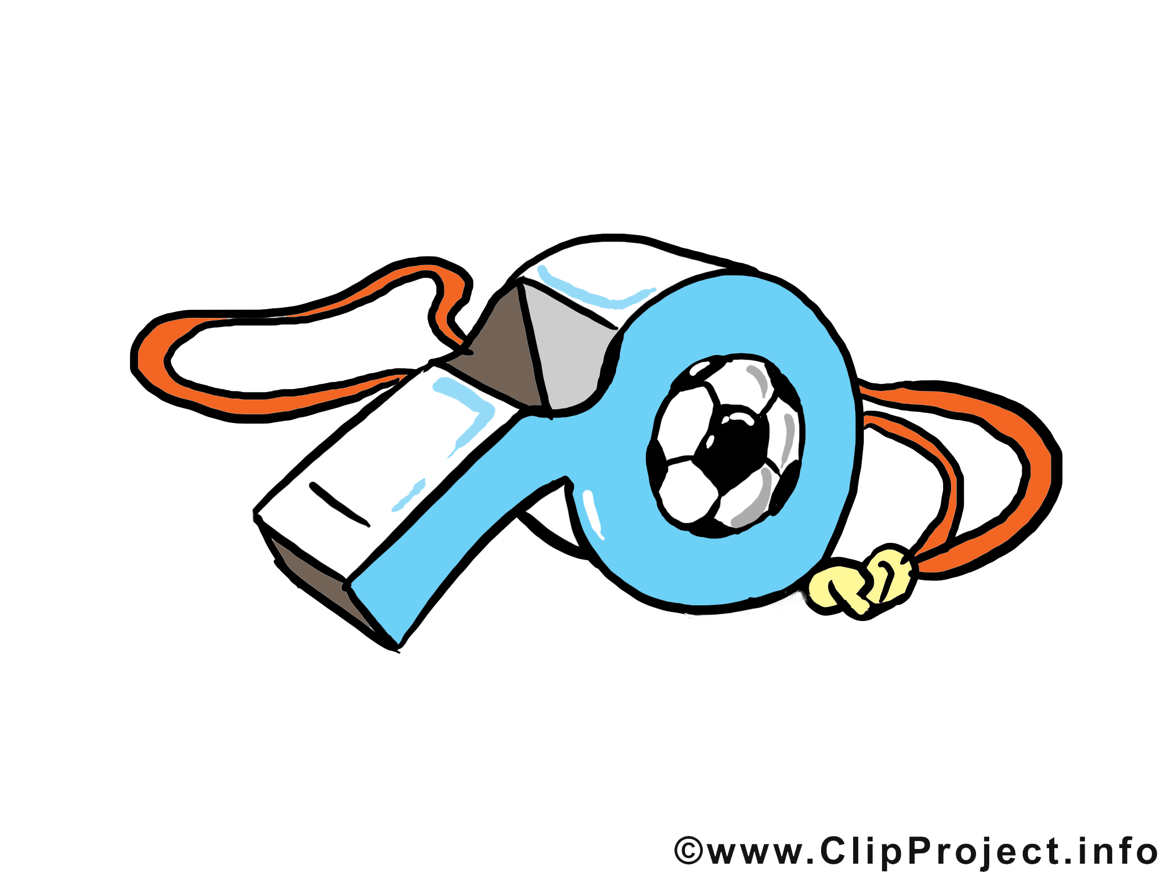 Sifflet clipart gratuit - Football images