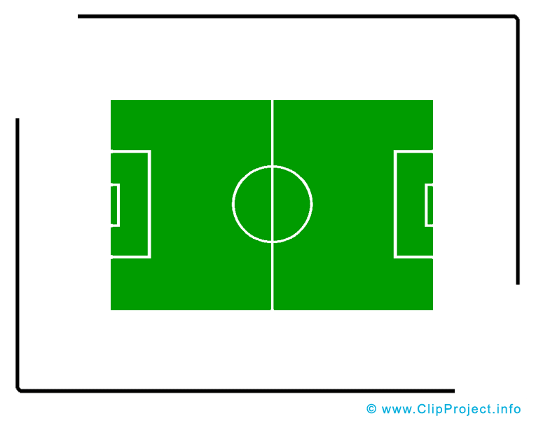 Terrain dessin - Football clip arts gratuits