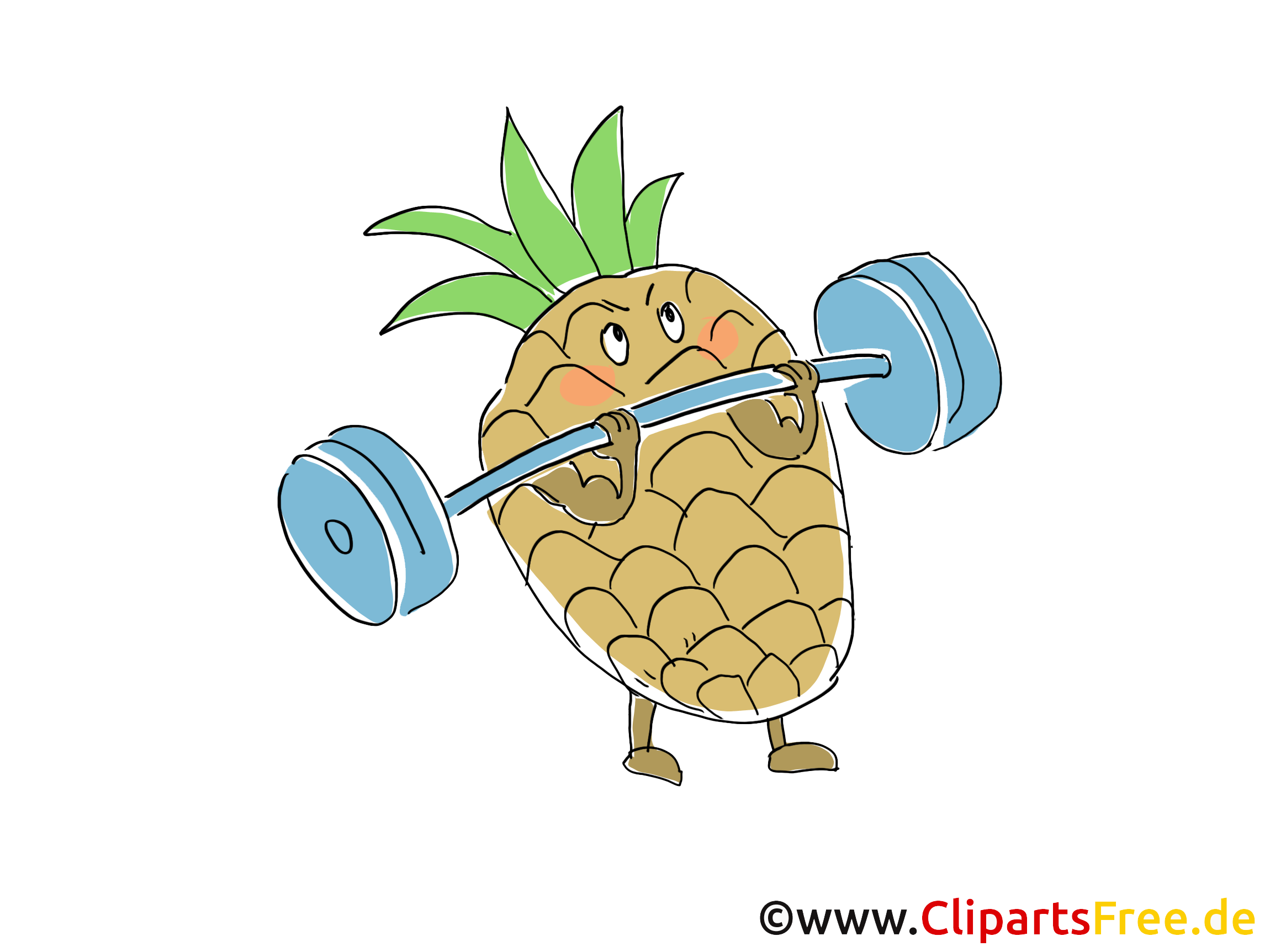 Ananas dessin à télécharger - Fruits images