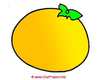 Orange clipart gratuit