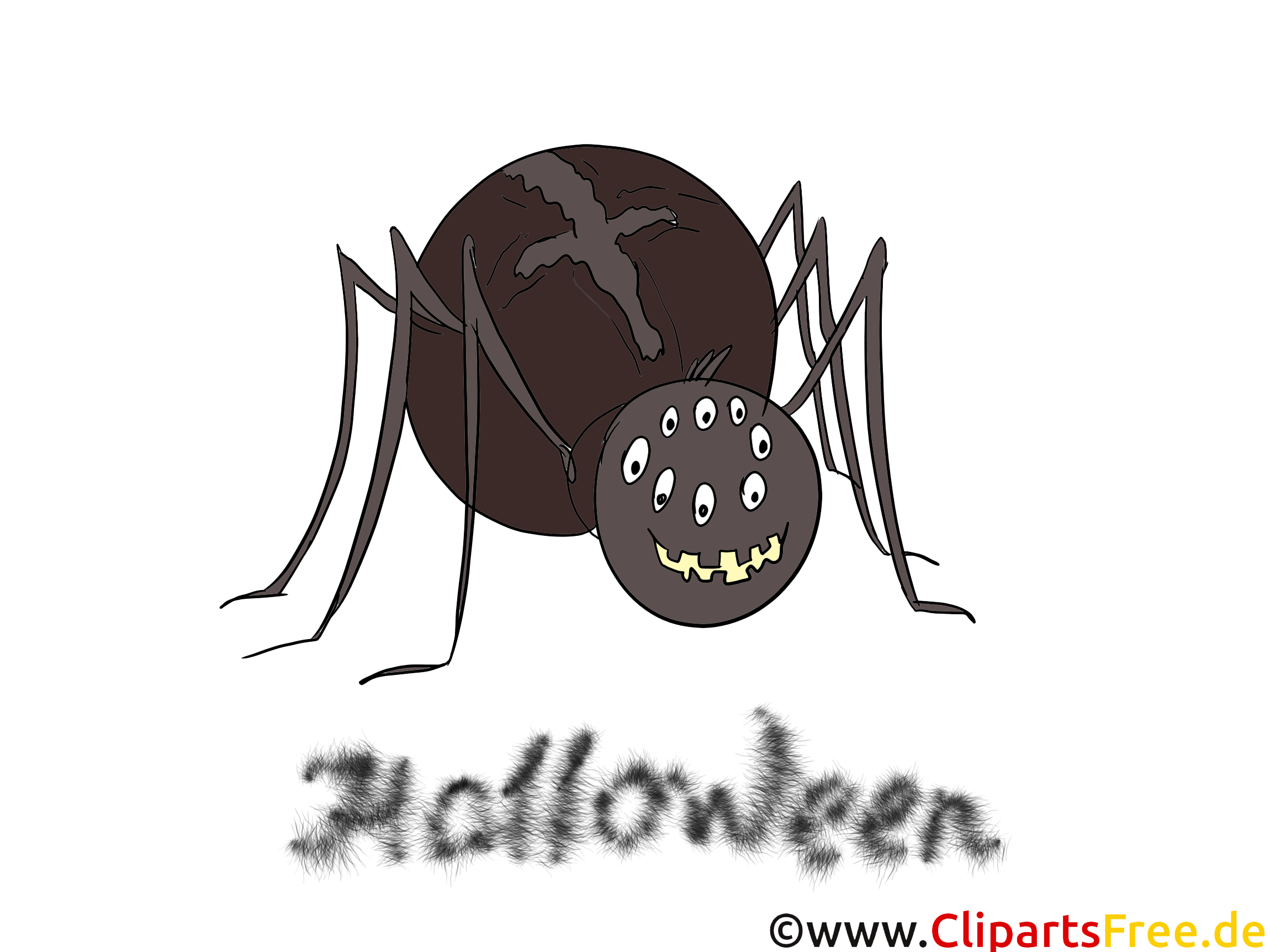 Araignée clip art gratuit – Halloween images