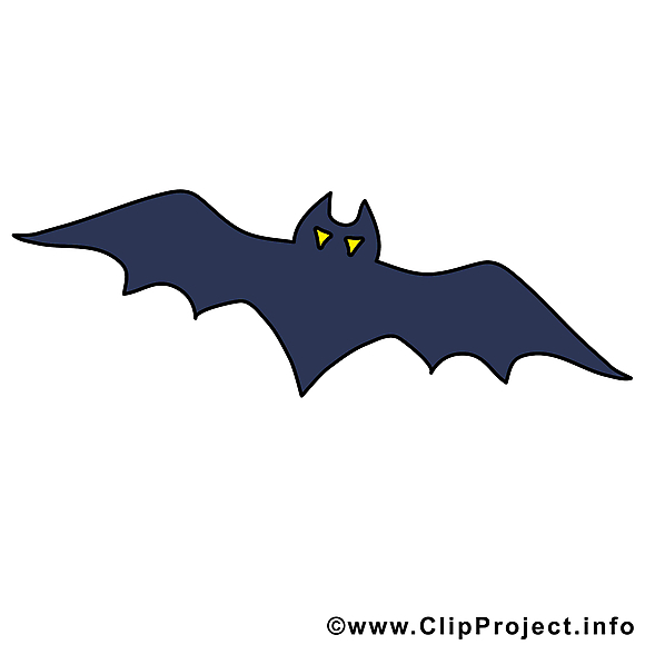 Dessin chauve-souris - Halloween cliparts à télécharger