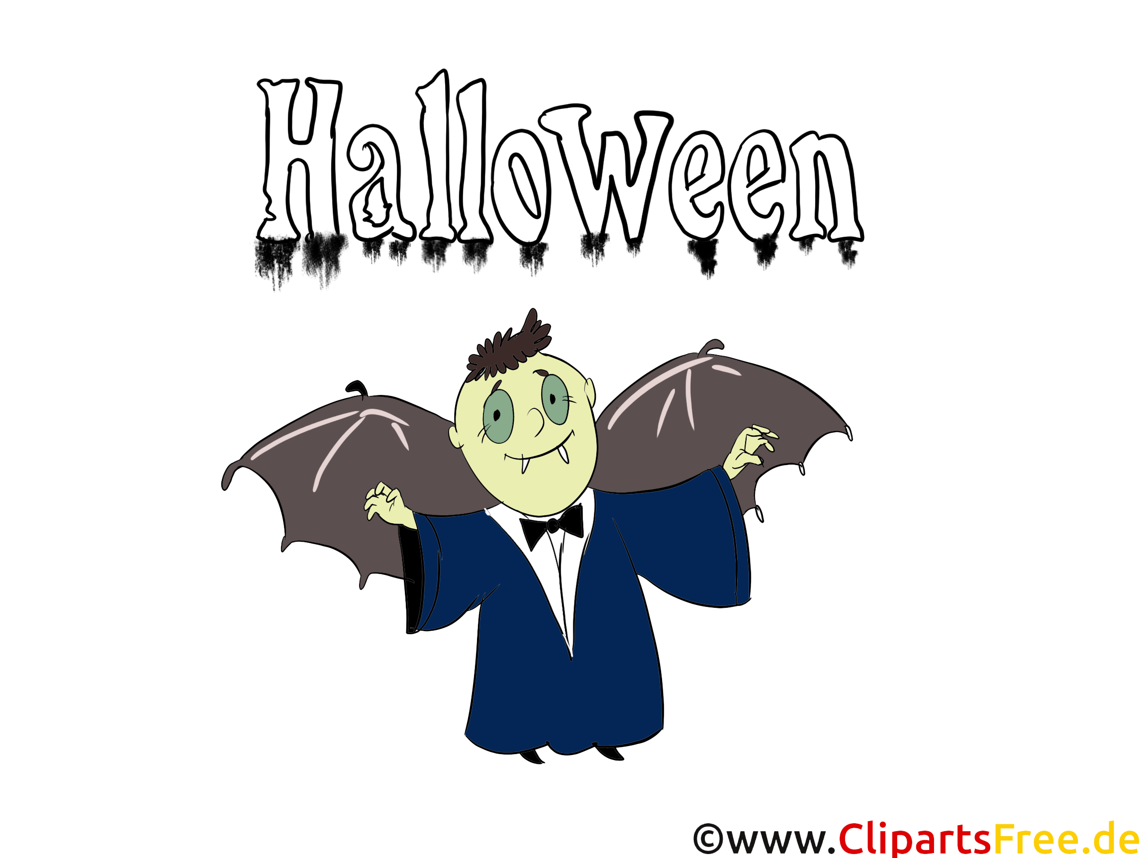 Dracula clip arts gratuits - Halloween illustrations