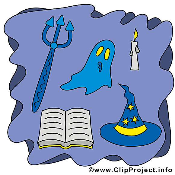 Épouvante clip arts gratuits - Halloween illustrations