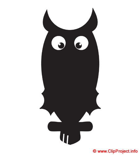 Grand duc clipart halloween