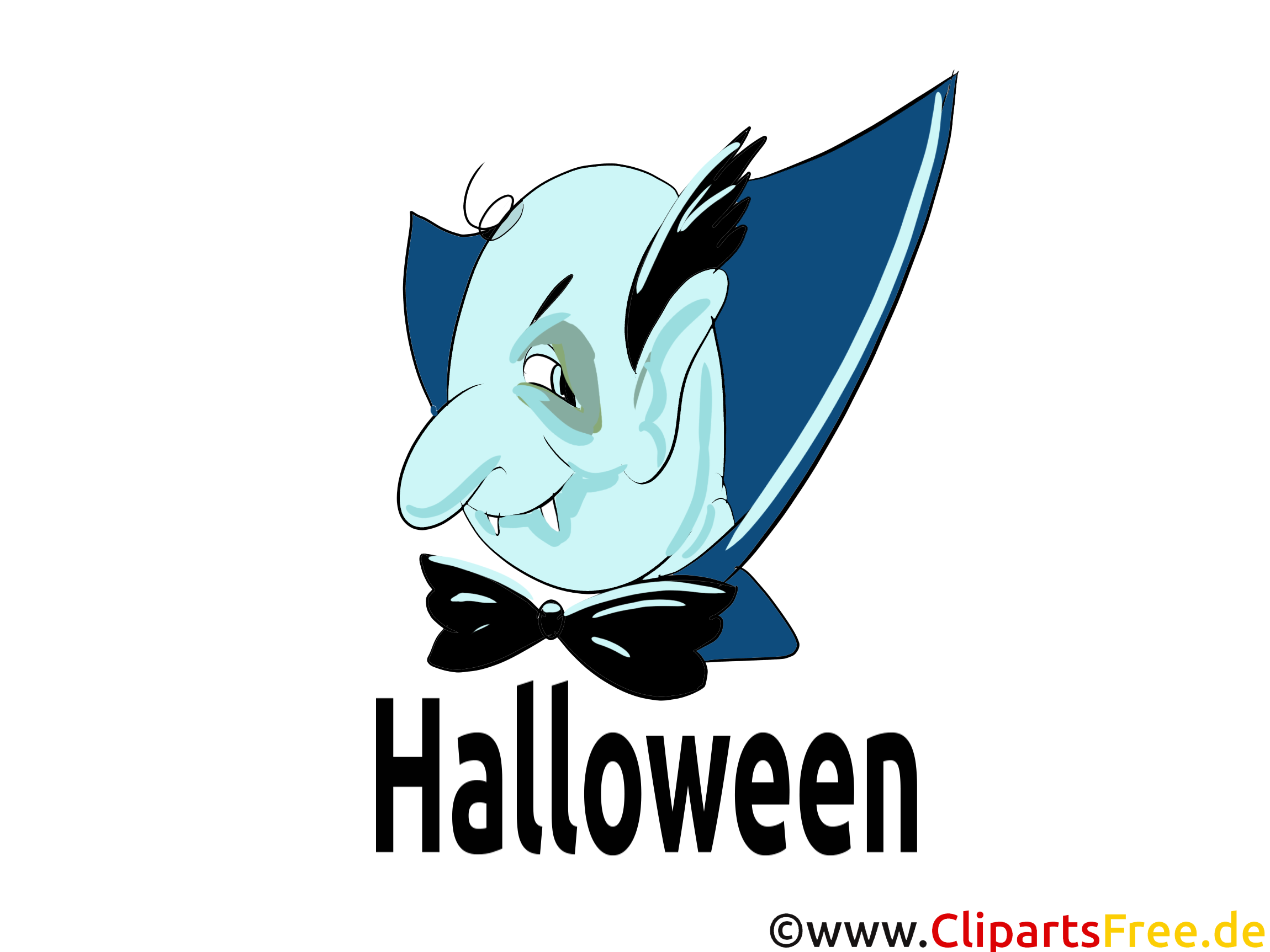Vampire clip art gratuit - Halloween dessin