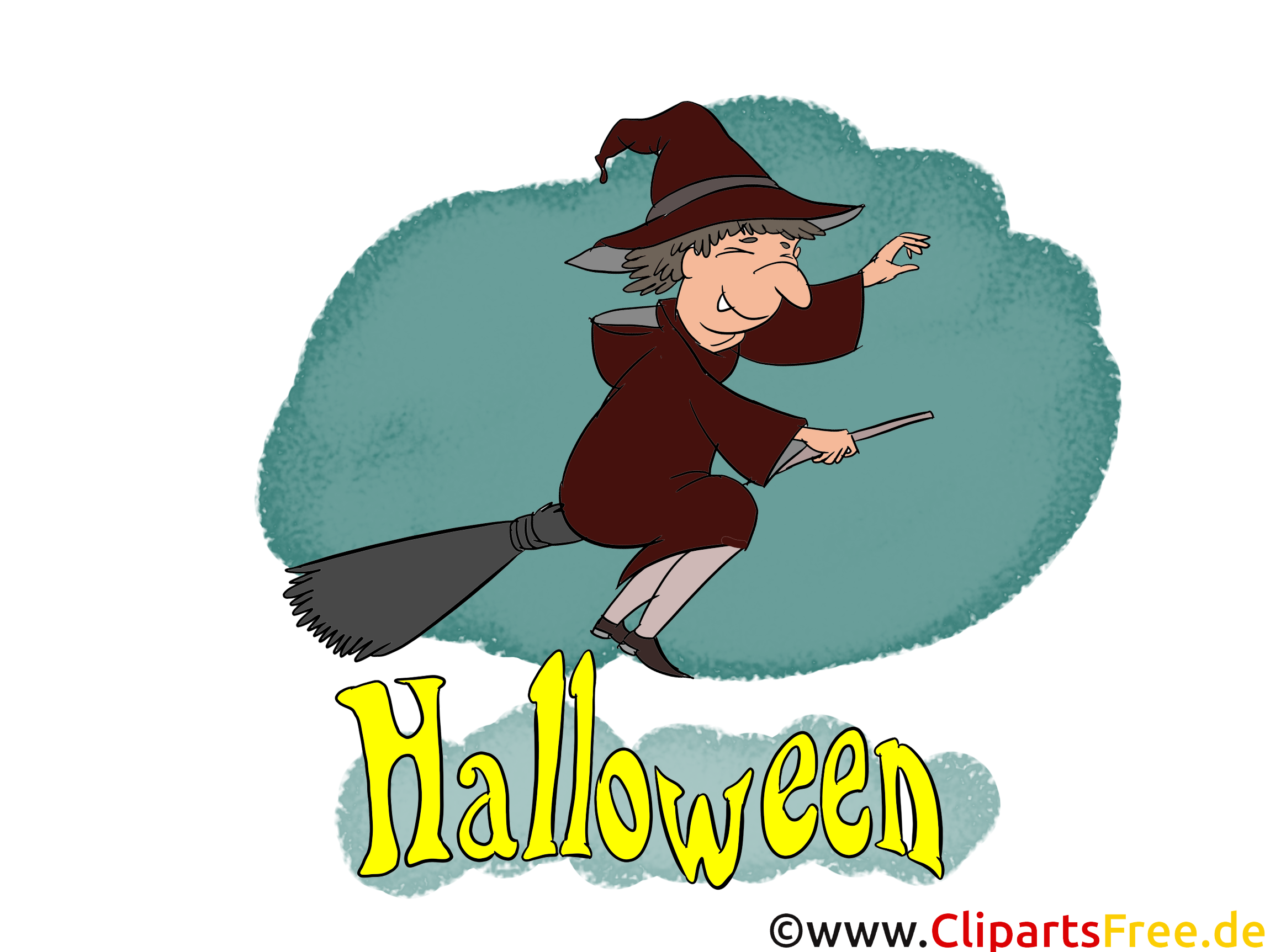 Vieille sorcière images gratuites – Halloween clipart