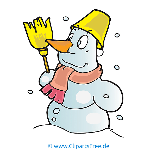 Bonhomme de neige clip arts gratuits – Hiver illustrations