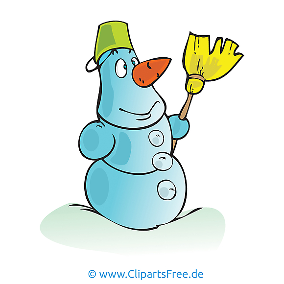 Bonhomme de neige image gratuite – Hiver illustration