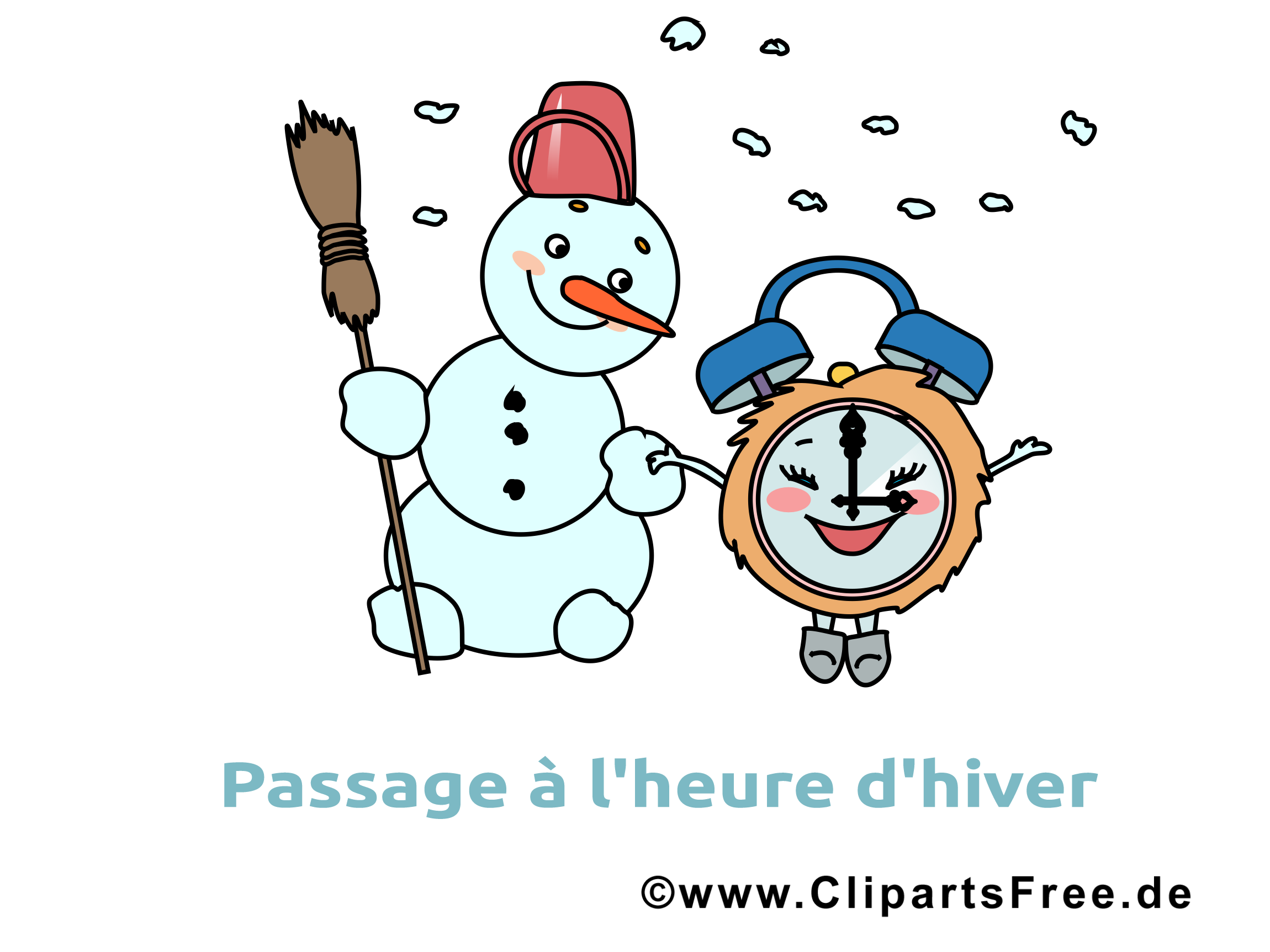 Bonhomme de neigeclipart gratuit - Hiver images