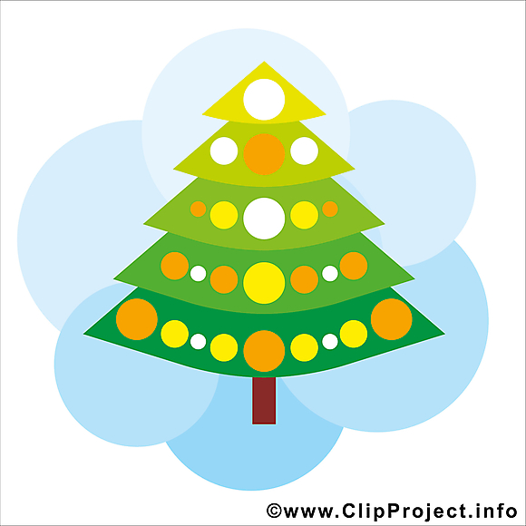 Dessins gratuits sapin - Hiver clipart