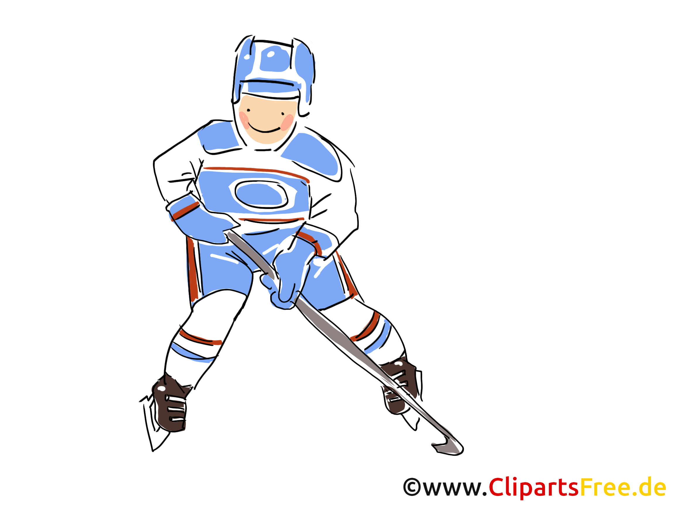 Clipart palet - Hockey dessins gratuits