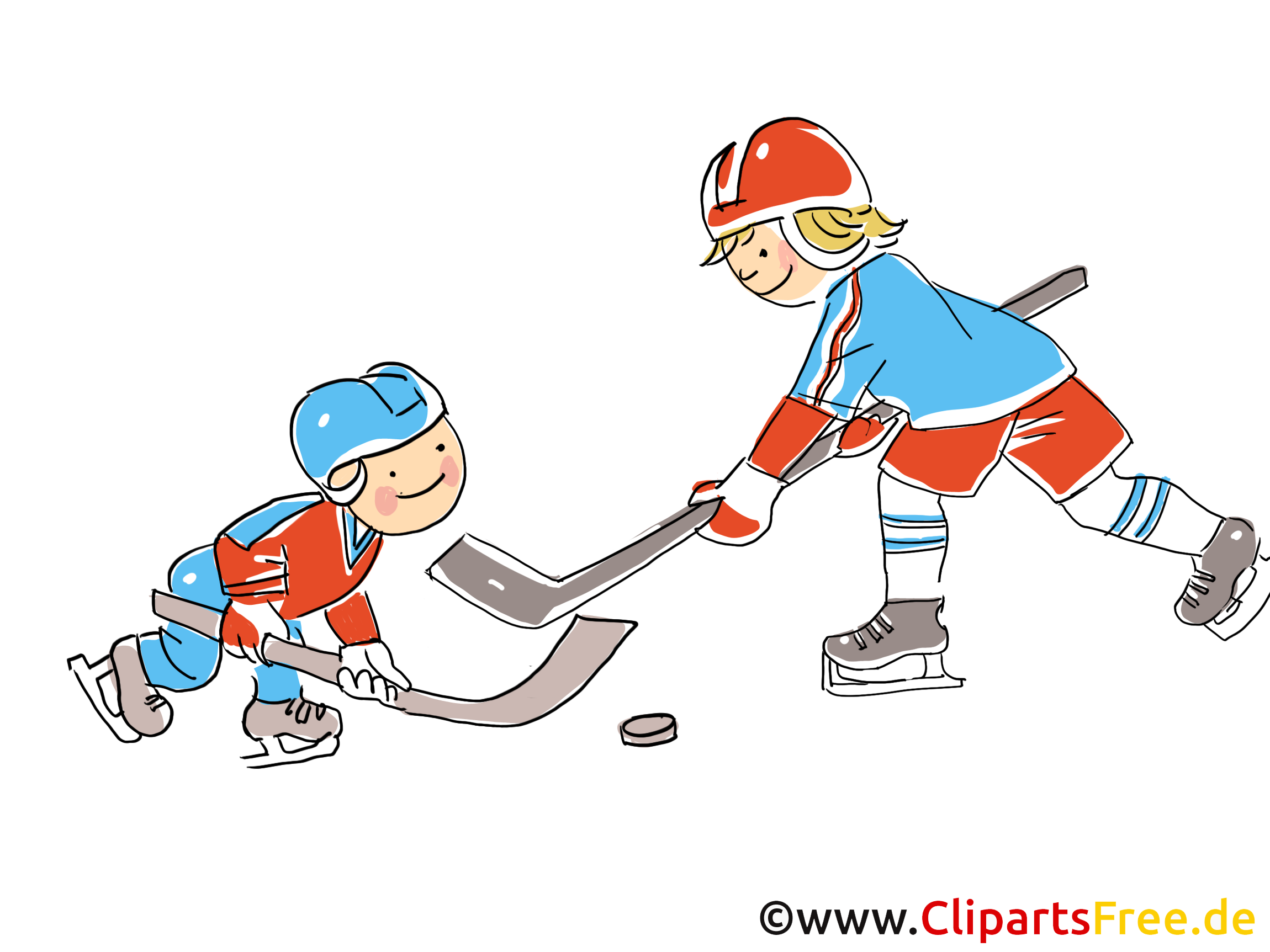 Hockeyeurs cliparts gratuis - Hockey images