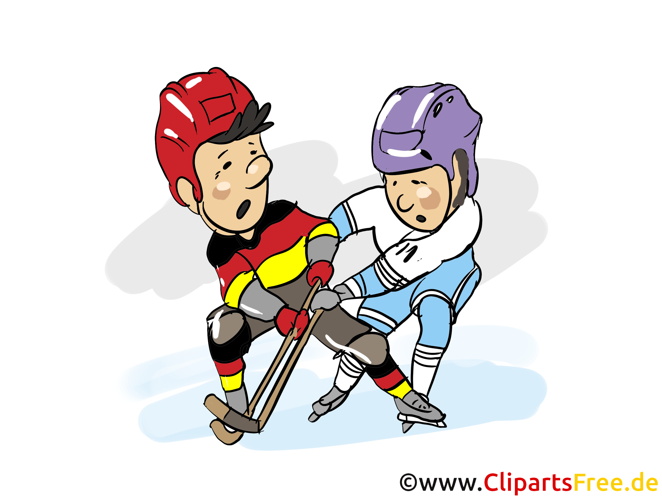 Hockeyeurs dessins gratuits - Hockey clipart