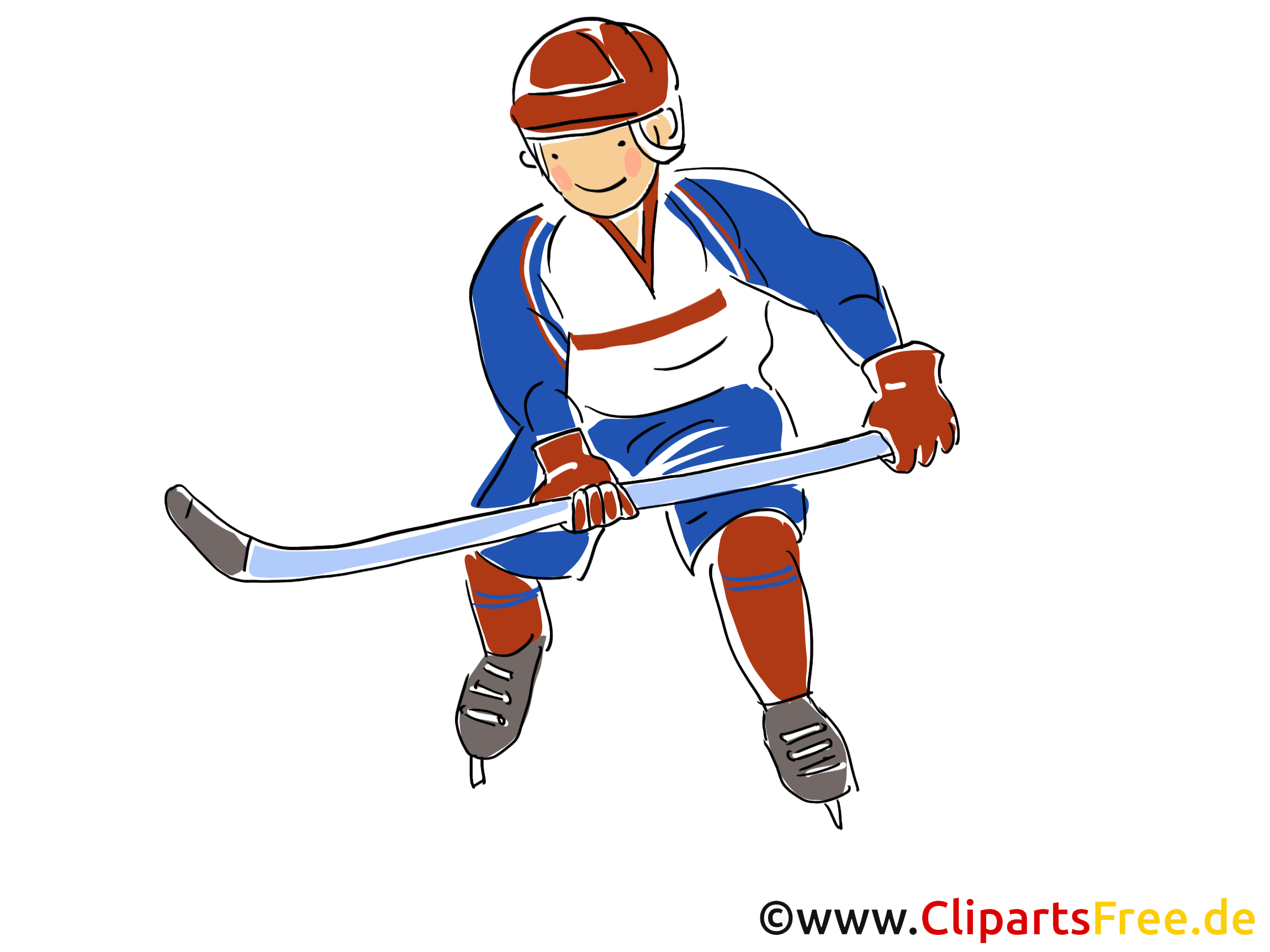 Image gratuite hockeyeur - Hockey illustration
