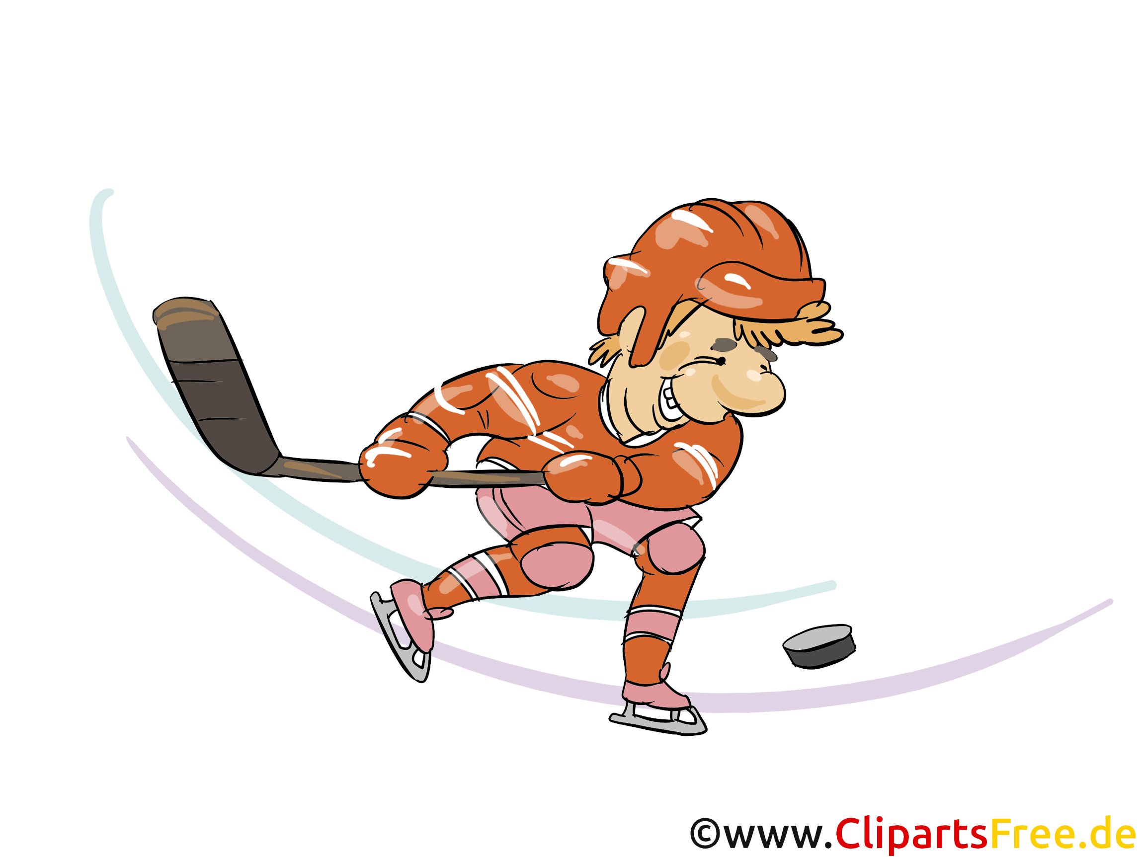 Palet illustration gratuite - Hockey clipart