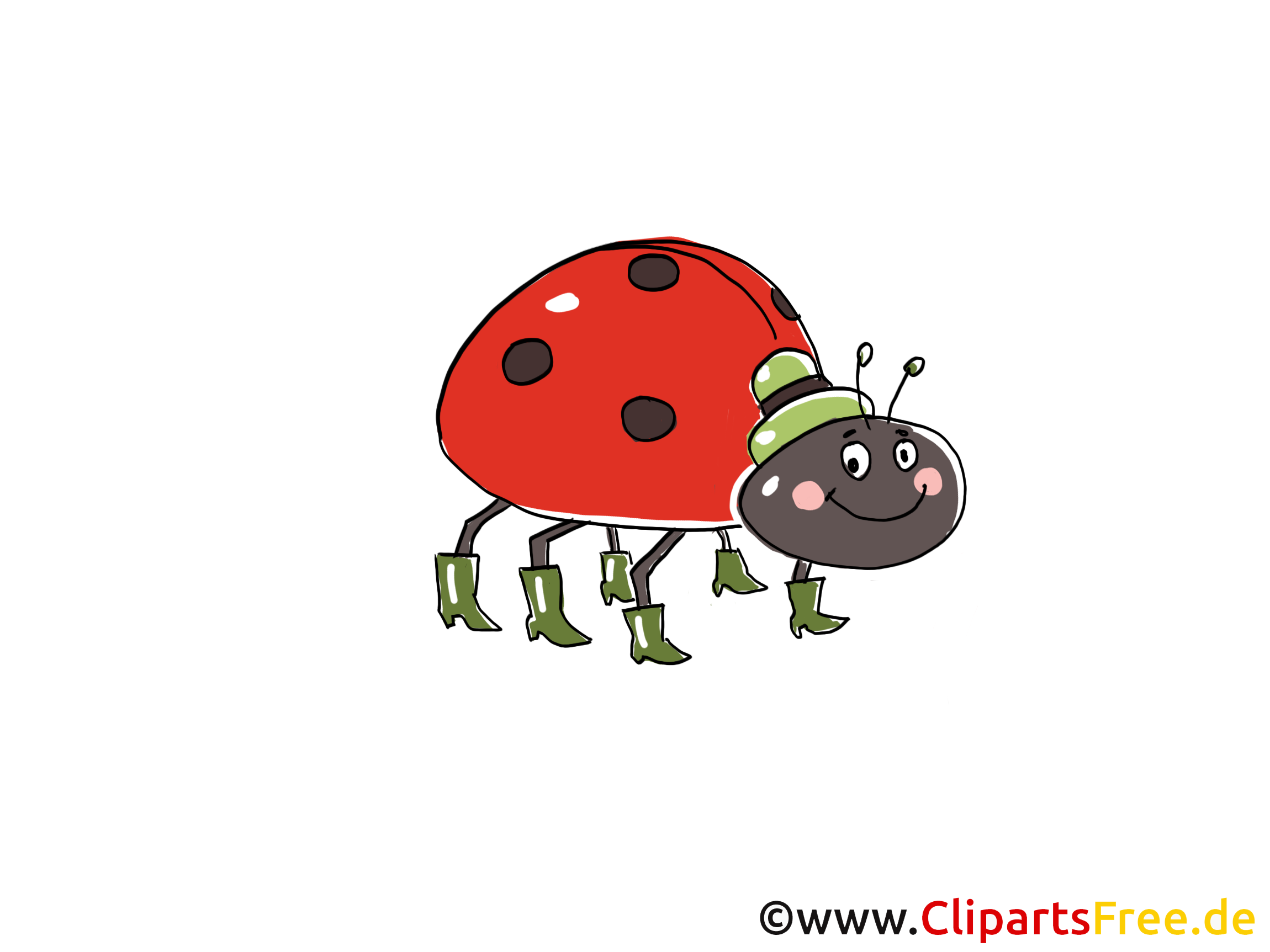 Illustration gratuite coccinelle clipart