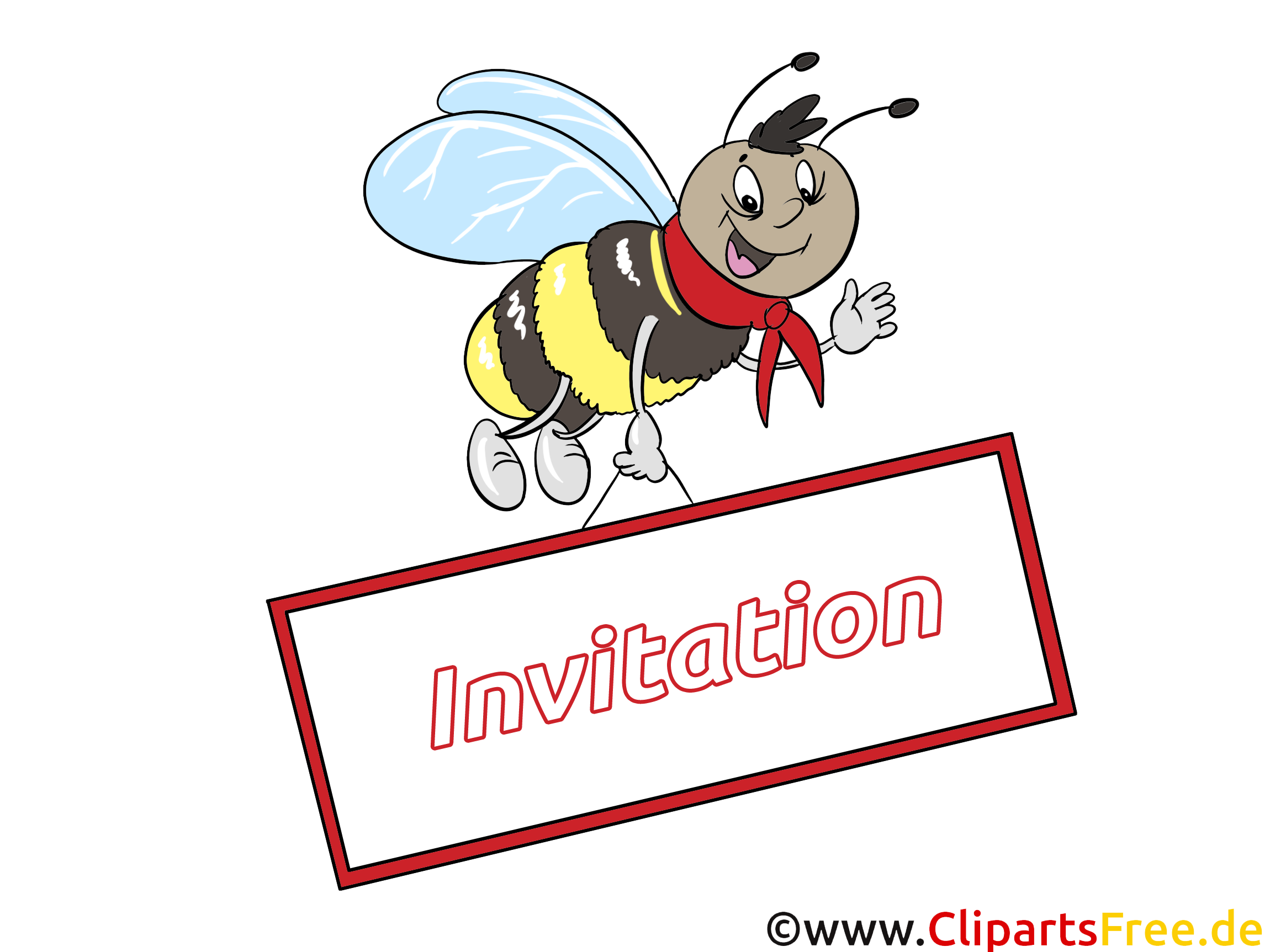 Abeille image - Invitation images cliparts