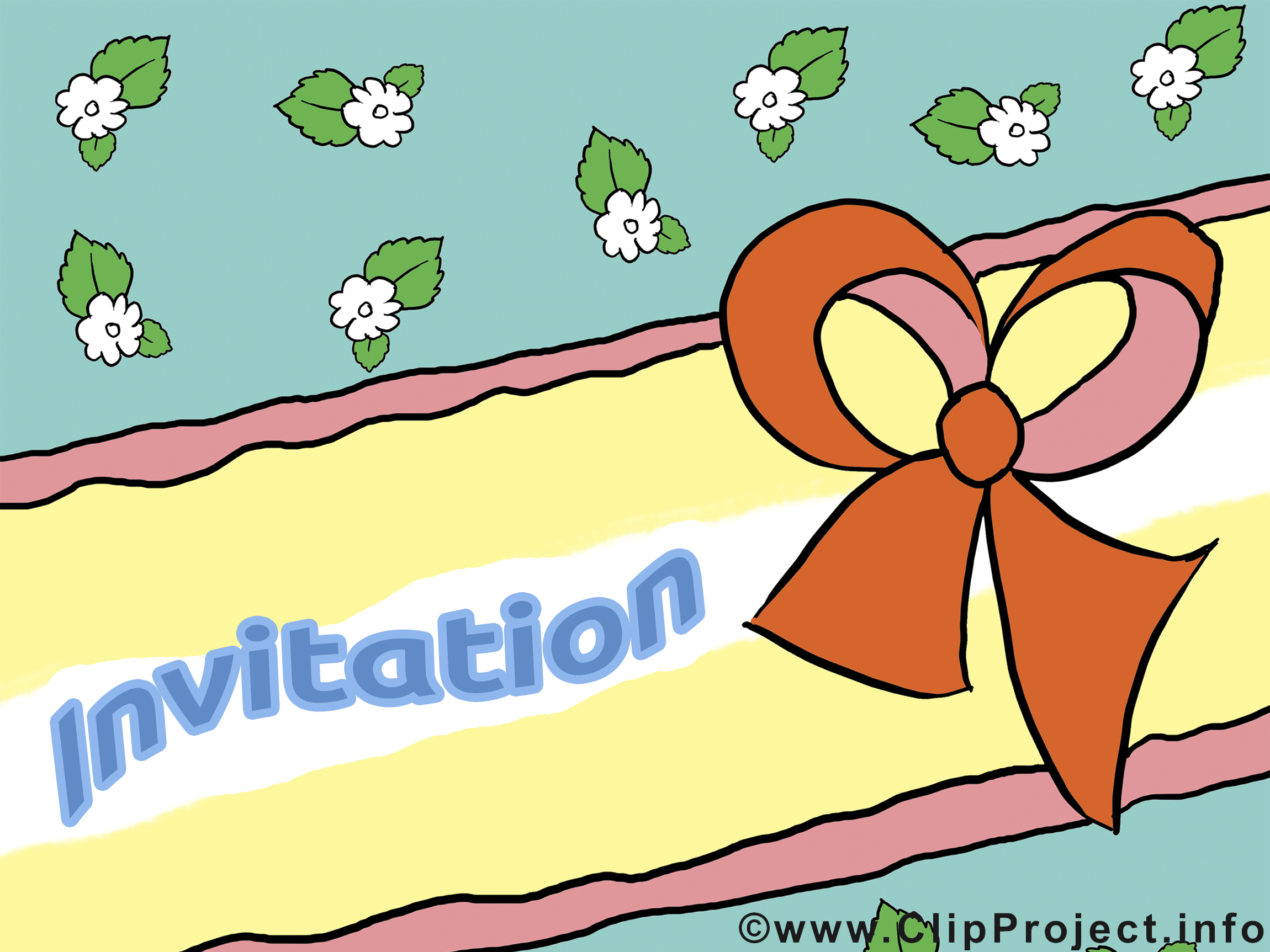 Invitation dessin clip arts gratuits