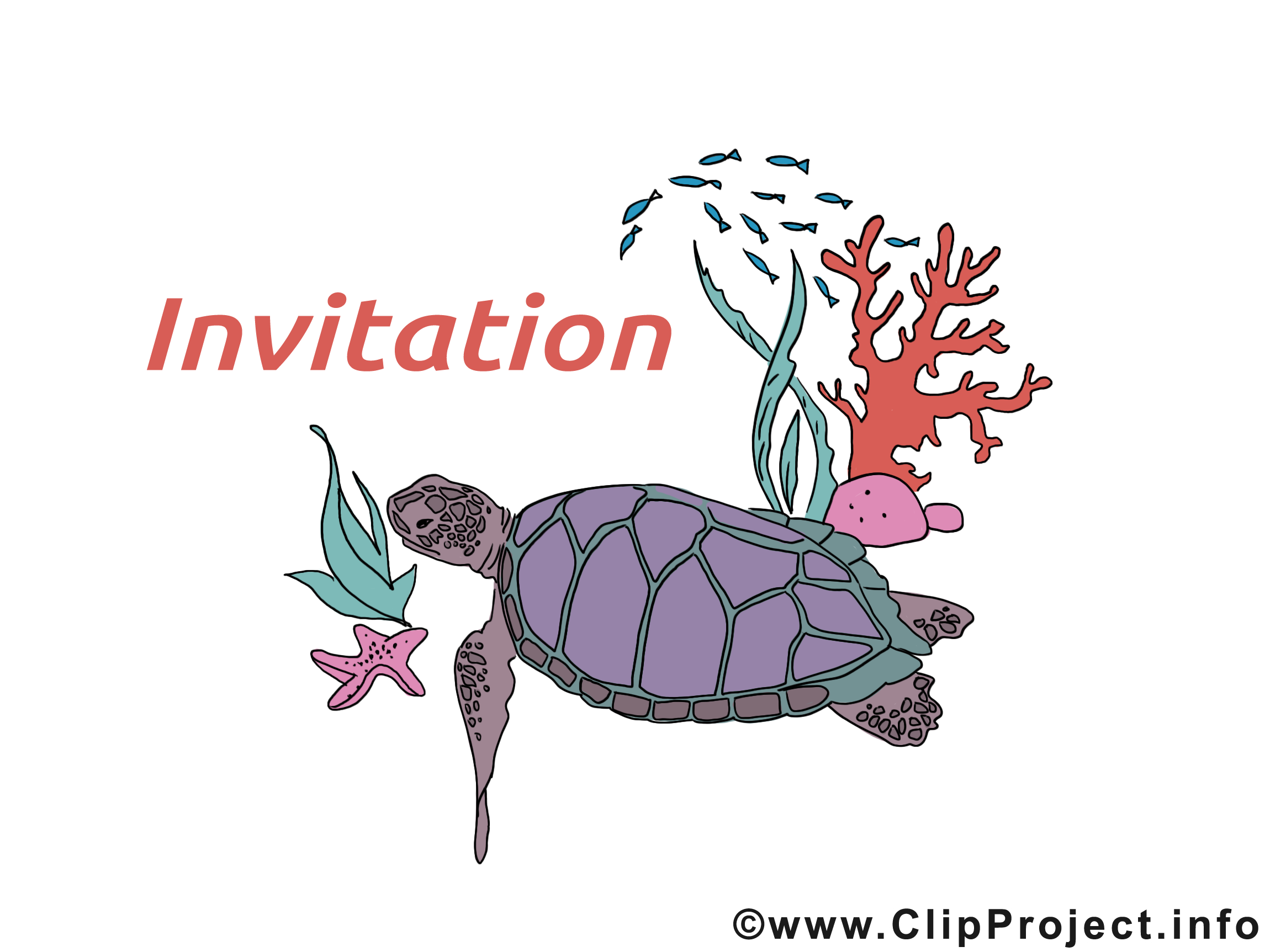 Tortue clip art – Invitation gratuite