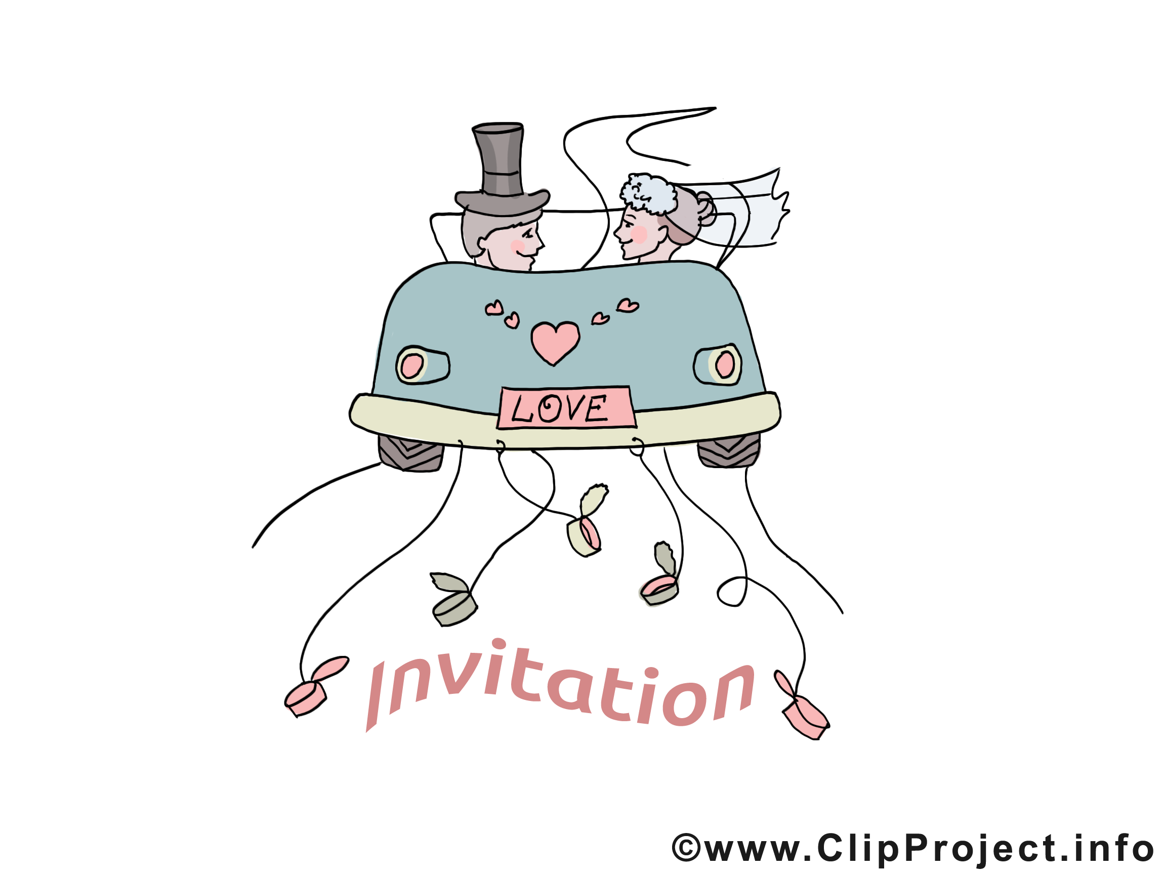 Voiture image - Invitation images cliparts