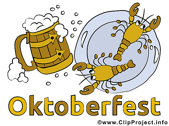 Écrevisse bière clipart gratuit - Oktoberfest images