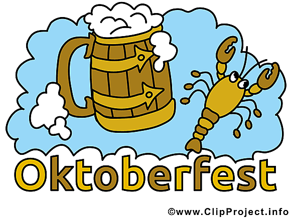 Écrevisse bière dessins gratuits - Oktoberfest clipart