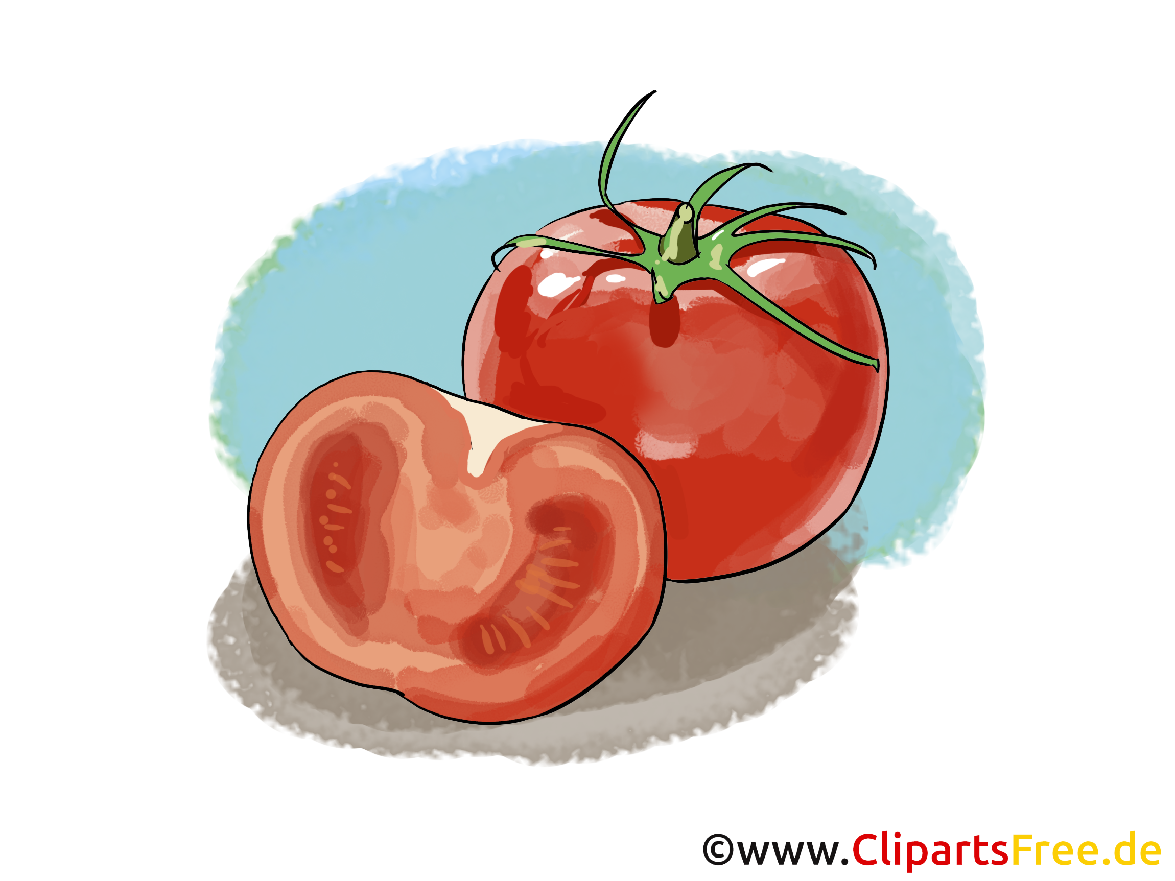 Tomates dessin - Légume à télécharger
