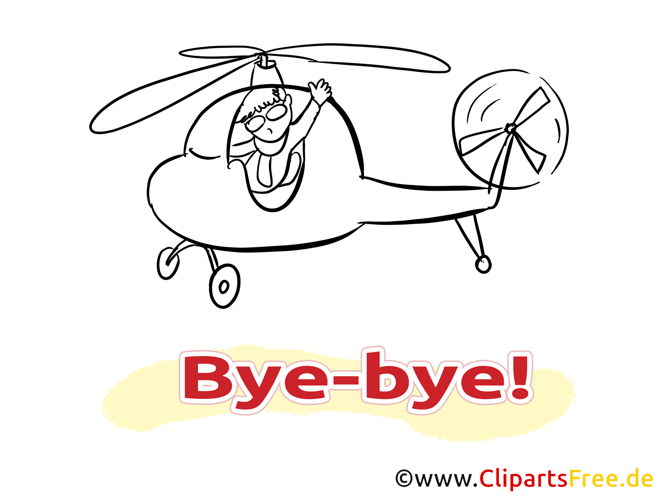 Hélicoptère dessin - Adieu à télécharger