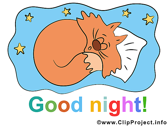 Chat dessin à télécharger - Bonne nuit images