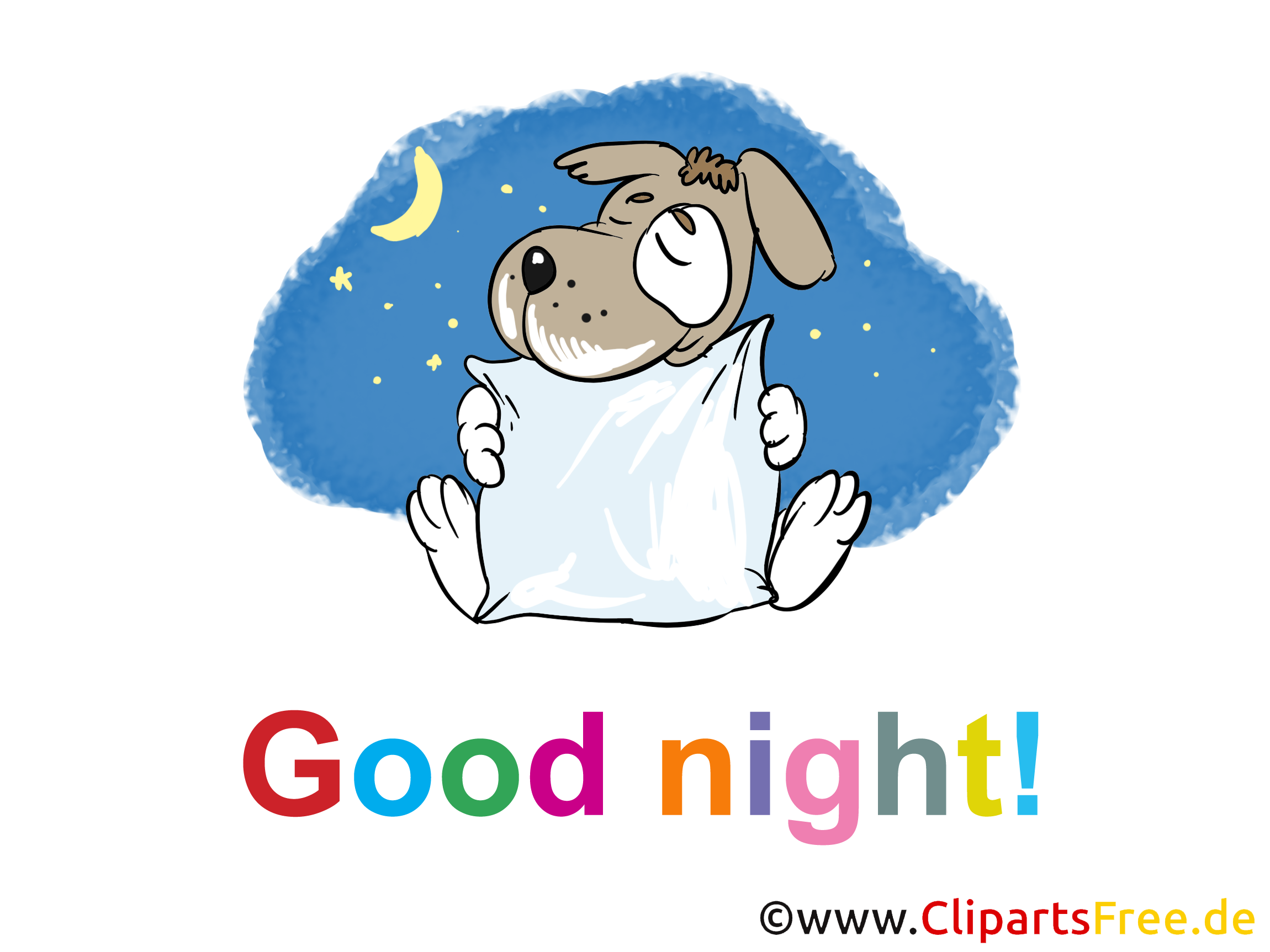 Illustration chien - Bonne nuit images