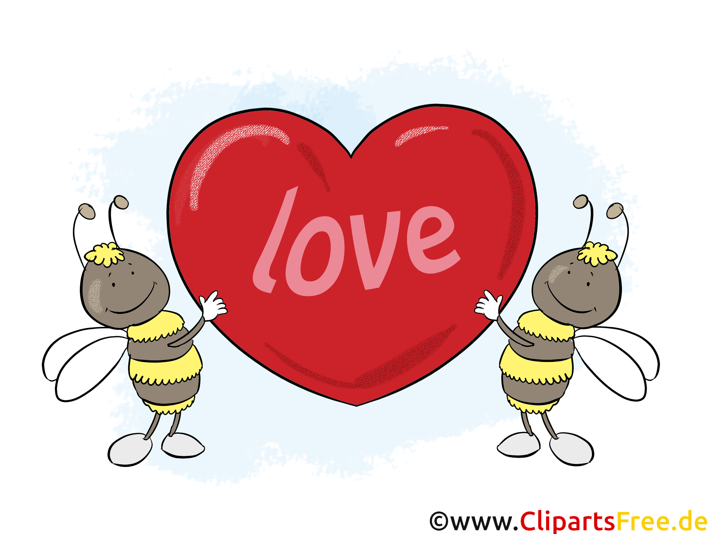 Amour clip art gratuit - Coeur dessin
