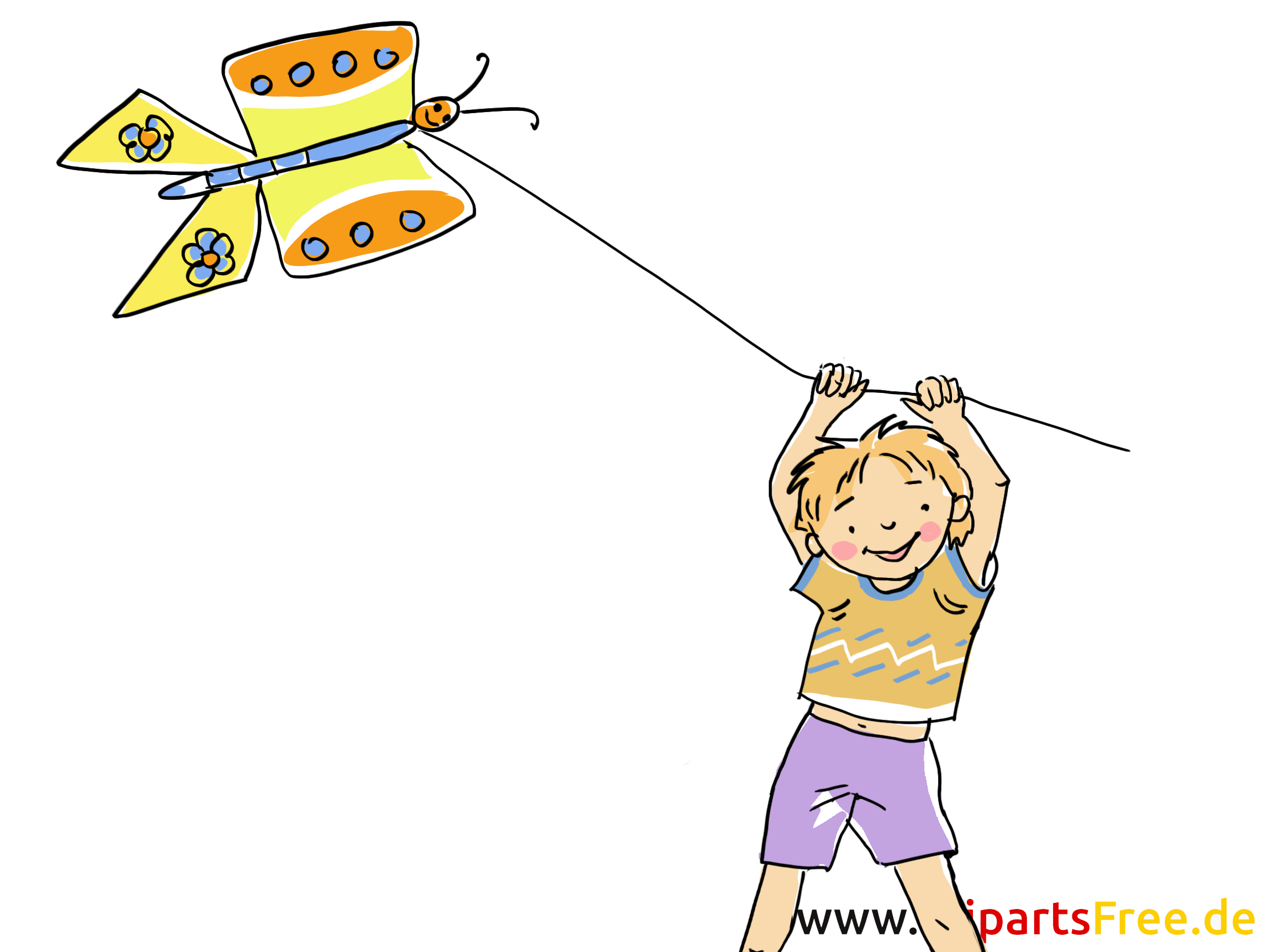 Cerf-volant clipart - Loisir dessins gratuits