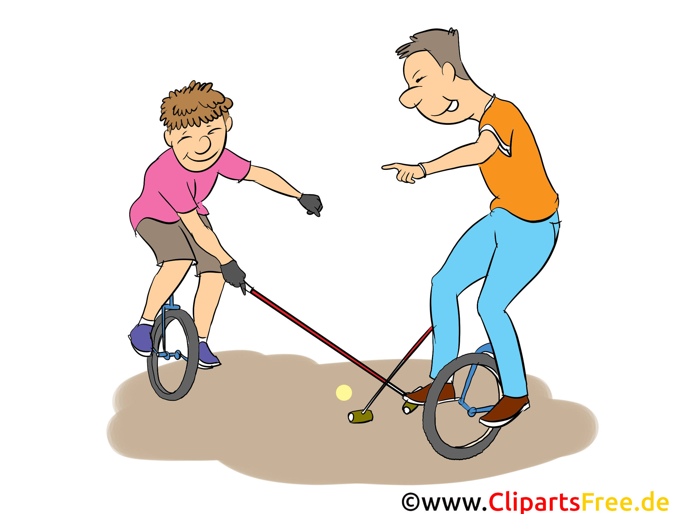 Monocycle illustration gratuite - Loisir clipart