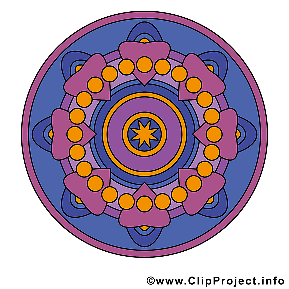 Bouddhisme clipart gratuit mandala dessins