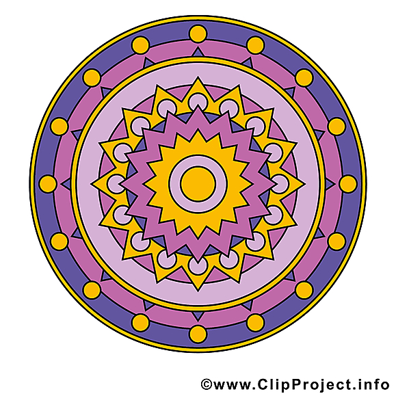 Mandala image à télécharger clipart