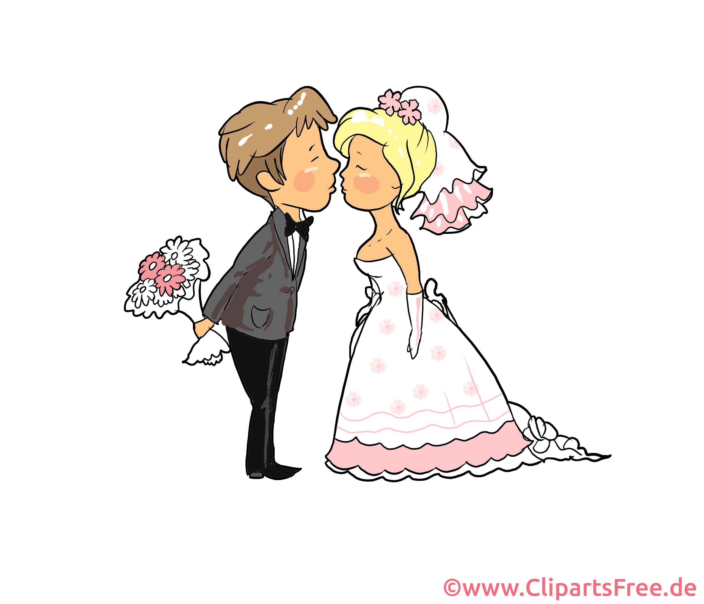 Clipart couple - Mariage dessins gratuits