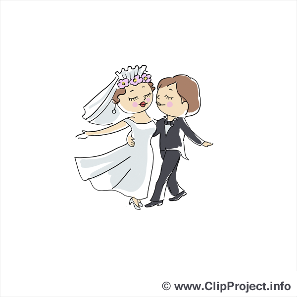 Danser dessin gratuit - Mariage image