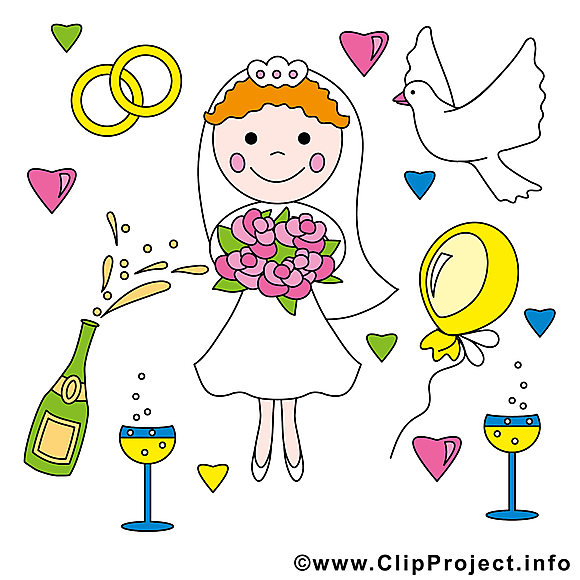 Fiancée images gratuites – Mariage clipart