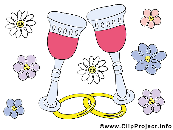 Fleurs image à télécharger - Mariage clipart