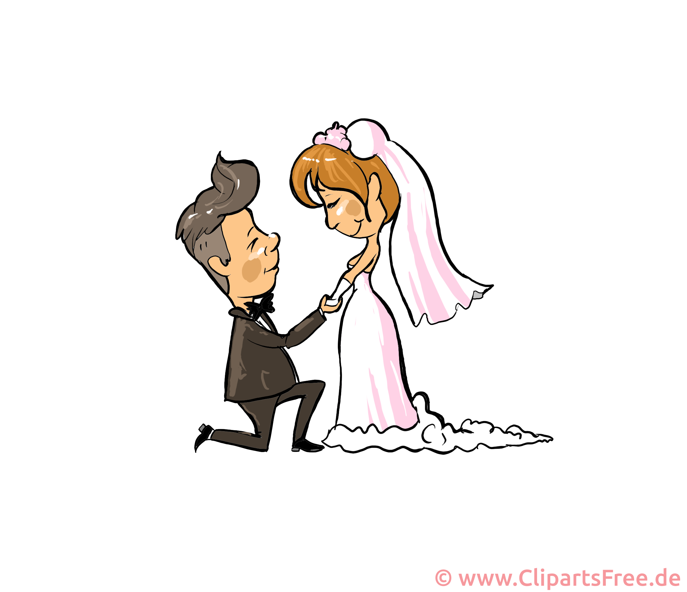 Illustration jeunes mariés - Mariage images