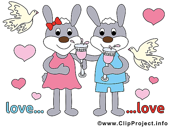 Lapin illustration - Mariage images