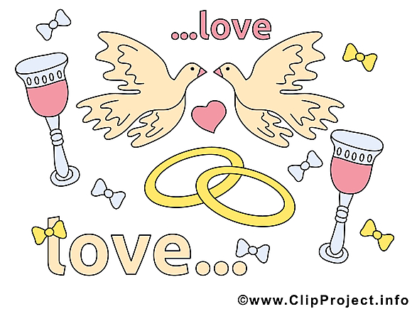 Mariage images gratuites clipart