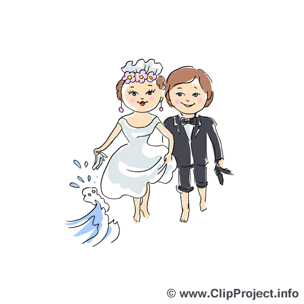 Mer dessins gratuits - Mariage clipart