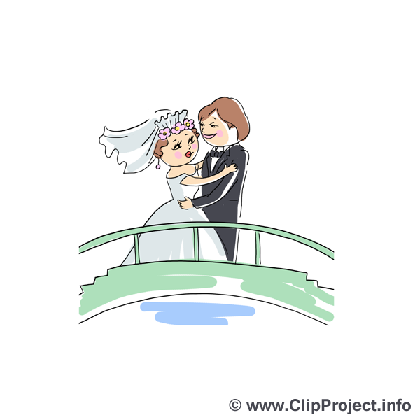 Pont illustration - Mariage images