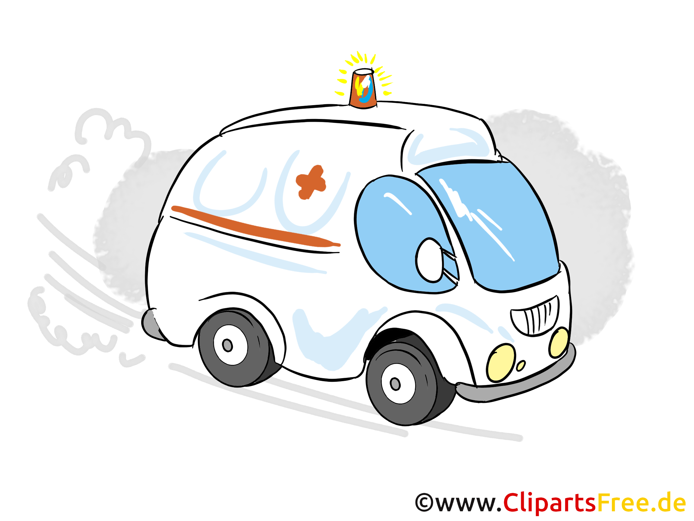 Ambulance clip arts gratuits - Médecine illustrations