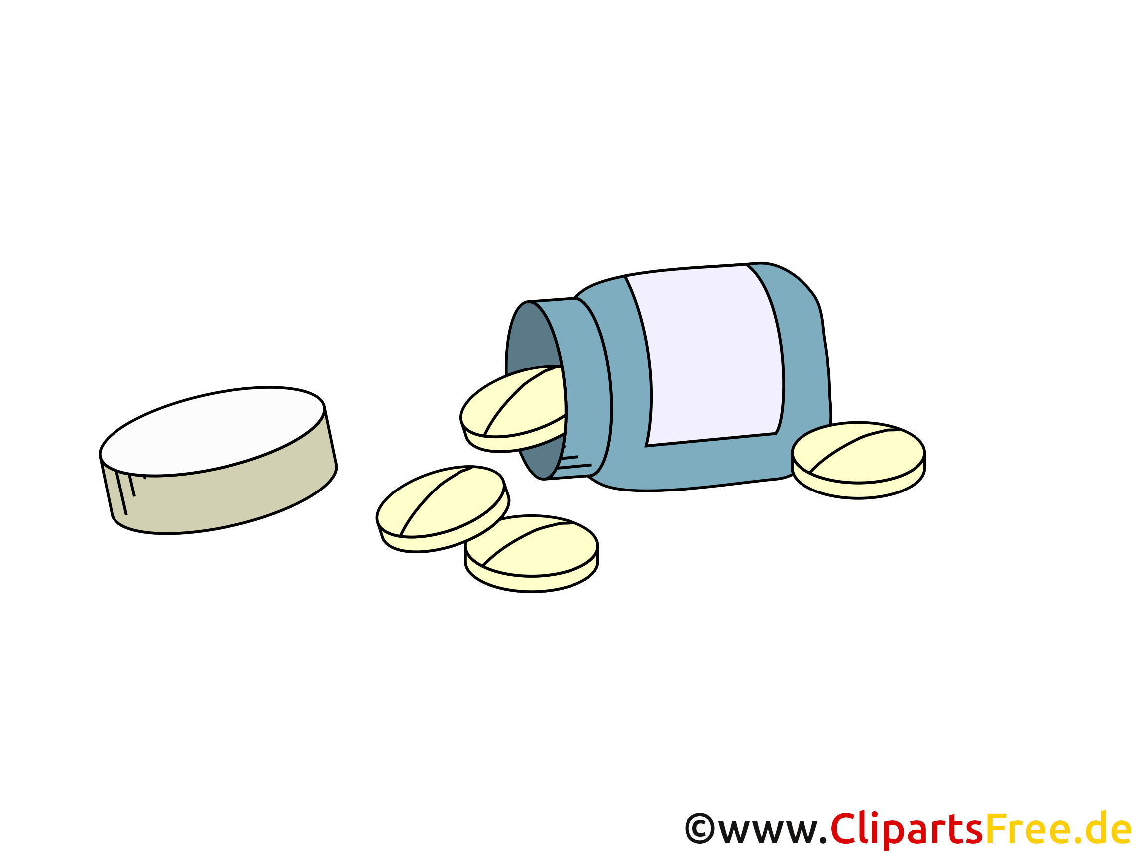 Cachets images - Médecine clip art gratuit