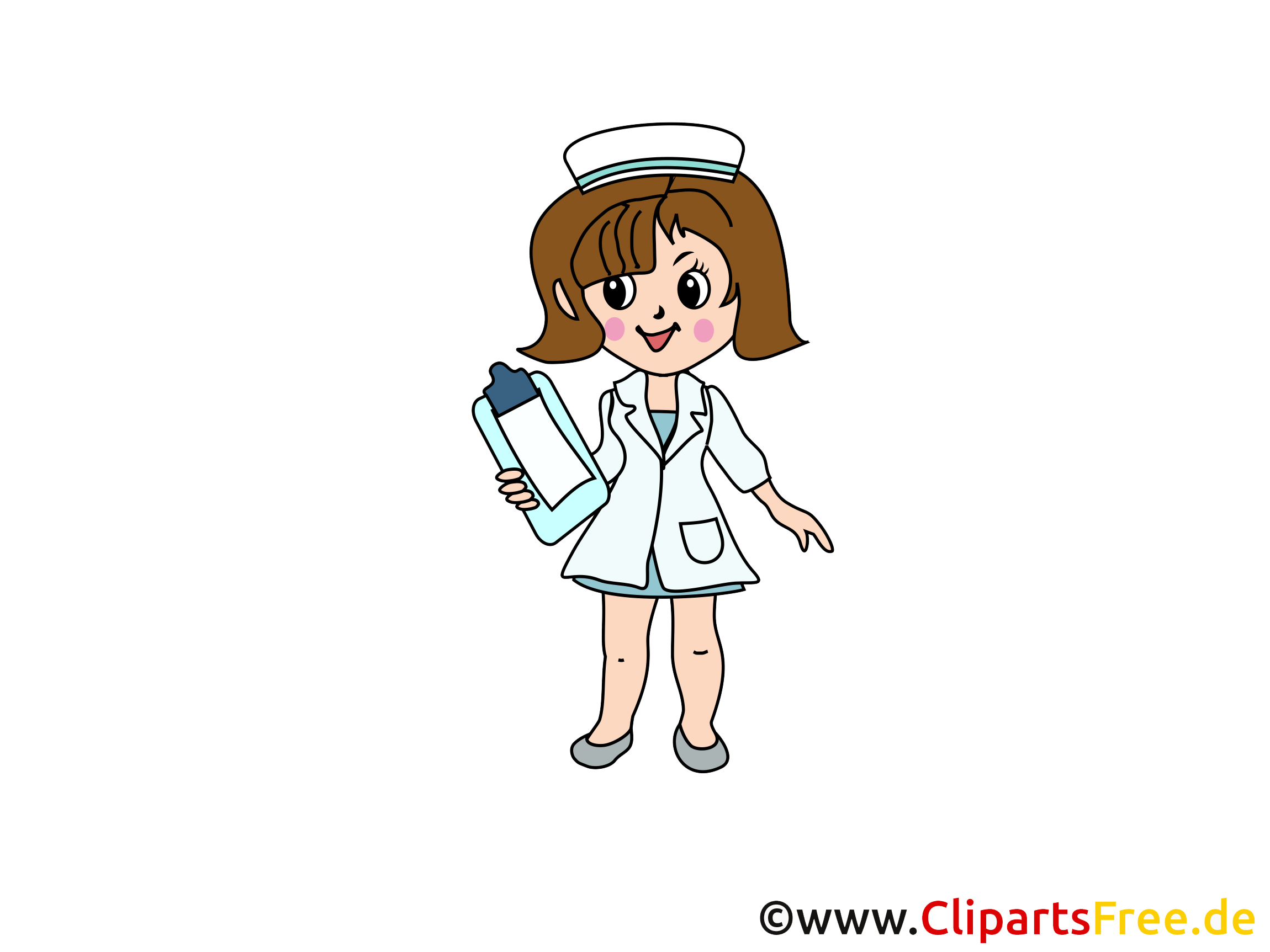 Dessins infirmière gratuits - Médecine clipart