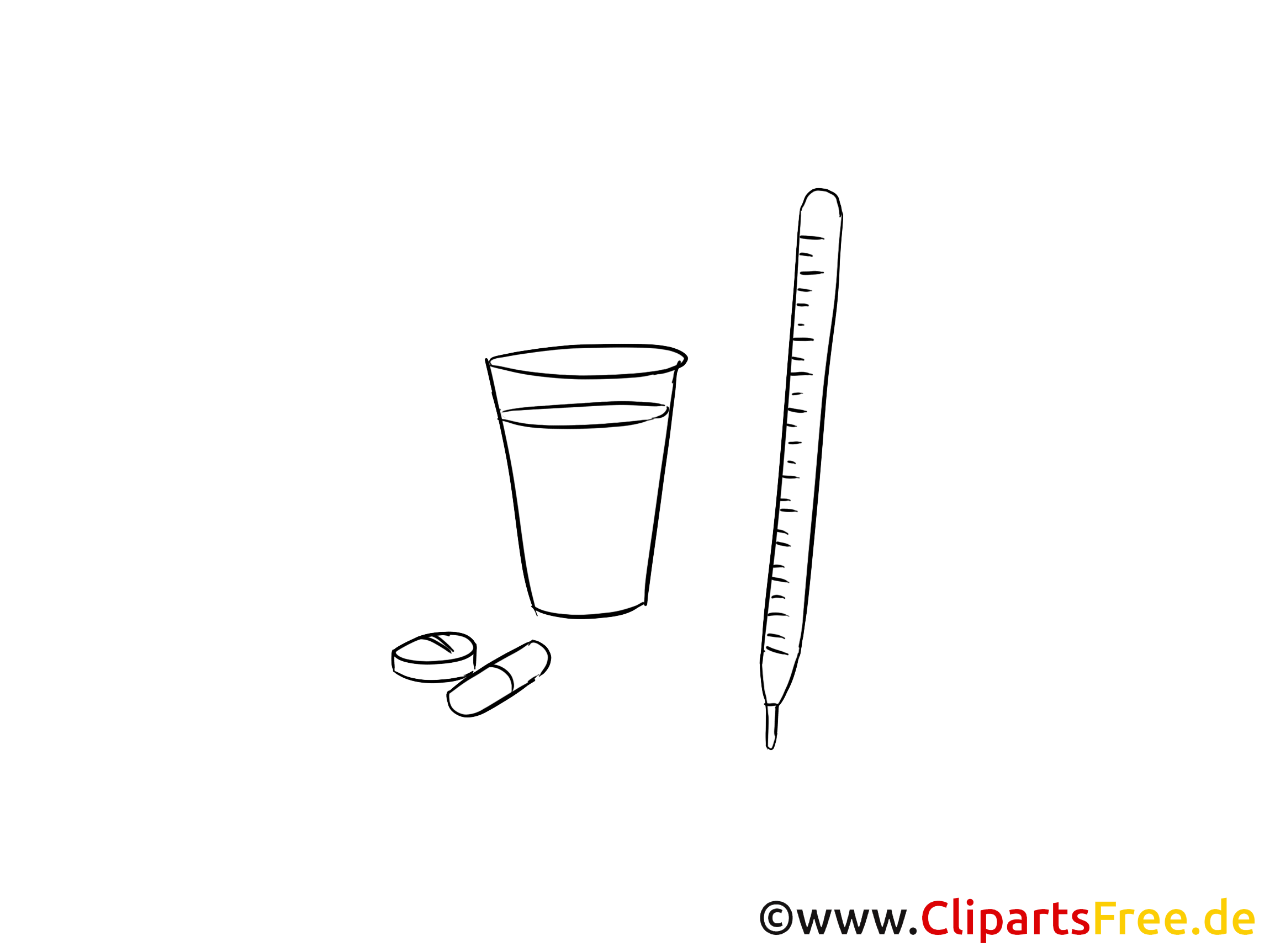 Thermomètre image - Médecine clipart